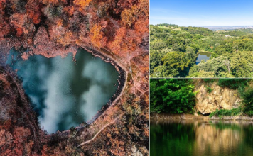 POPOVICA na Fruškoj gori: Izletište uz JEZERO SMARAGDNE BOJE