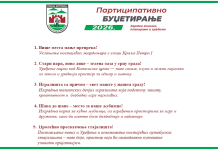 U toku je glasanje za projekte participativnog budžetiranja