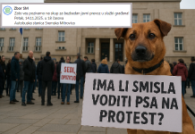 Ima li smisla voditi psa na protest!?
