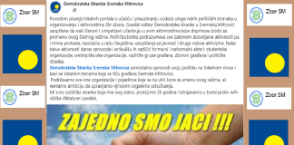 Mitrovačka DEMOKRATSKA STRANKA potvrdila da stoji iza “Zbora”! Studenti povukli podršku nakon ovih saznanja
