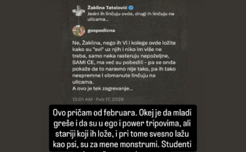 Studenti nisu topovsko meso