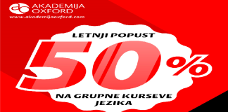 AKADEMIJA OXFORD: Letnji popust od čak 50% na grupne kurseve stranih jezika!