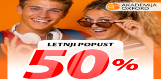 AKADEMIJA OXFORD: Iskoristite letnji popust i upišite kurs jezika uz 50% popusta!