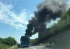 Sudar kamiona i autobusa kod Platičeva