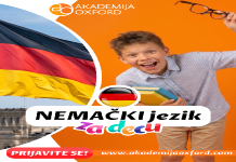 U toku je upis na kurs nemačkog jezika za decu u Akademiji Oxford