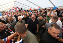 NARODNI SABOR U BANOVOM POLJU: Građani Mačve i Srema zajedno dočekali predsednika Vučića