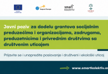 Javni poziv za dodelu grantova socijalnim organizacijama, zadrugama, preduzetnicima i privrednim društvima