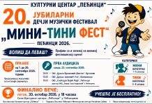 Počinju prijave za 20. jubilarni „MINI-TINI FEST“ u Pećincima