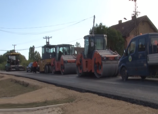 U toku asfaltiranje deonice puta Noćaj – Salaš Noćajski – Mačvanska Mitrovica